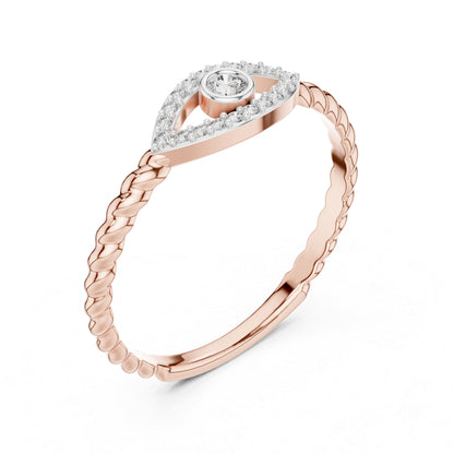 18K Yellow Gold Round Lab-Grown Diamond Solitaire Ring for Women | Bridal Wear | Pure Carat