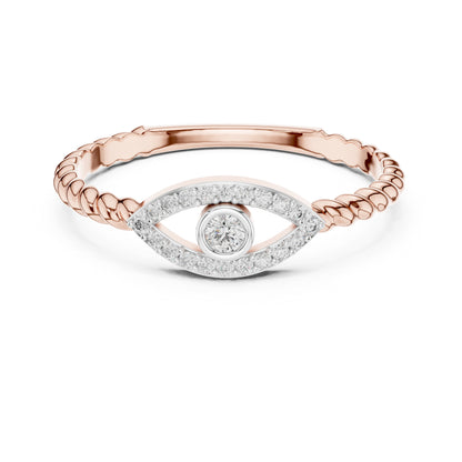 18K Yellow Gold Round Lab-Grown Diamond Solitaire Ring for Women | Bridal Wear | Pure Carat