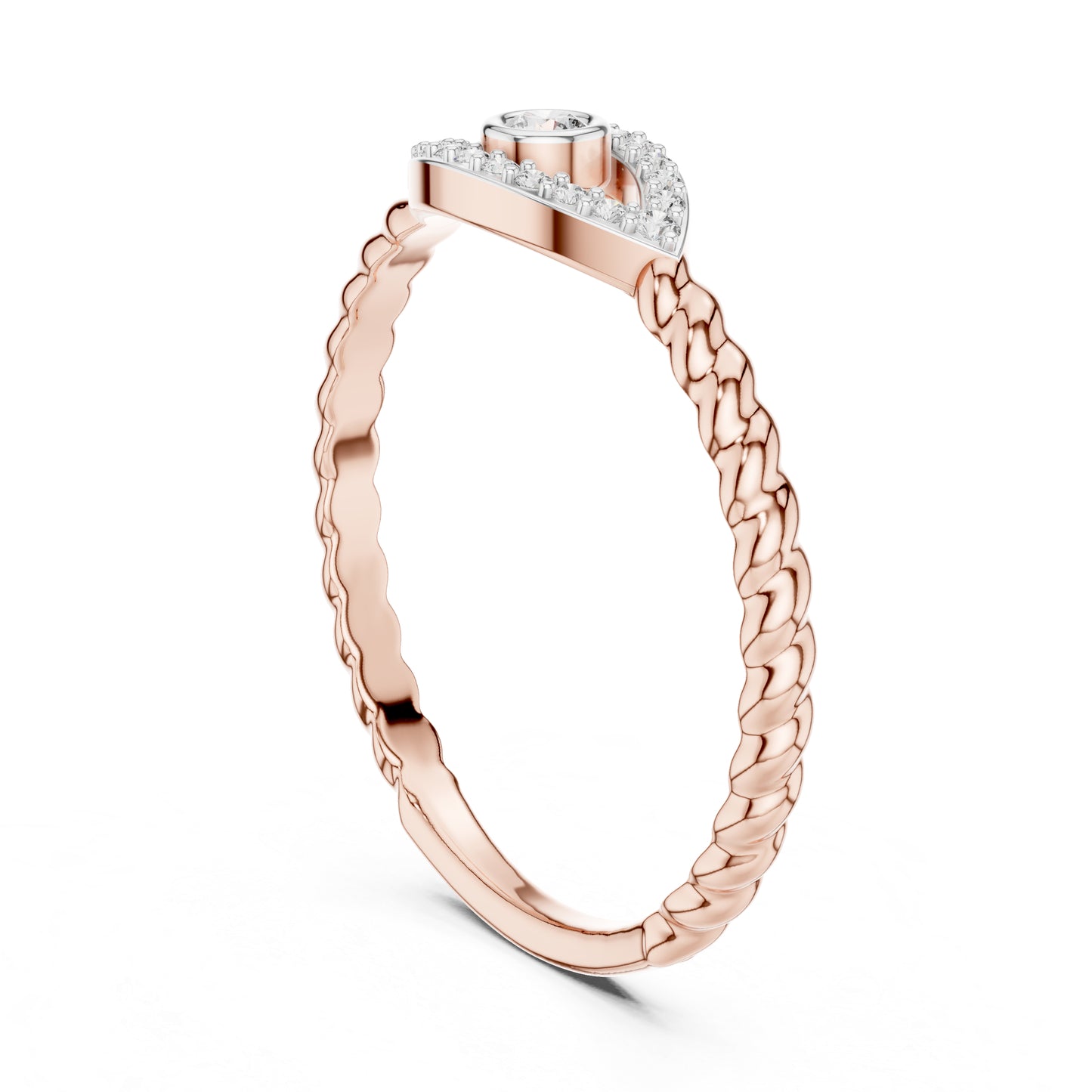 18K Yellow Gold Round Lab-Grown Diamond Solitaire Ring for Women | Bridal Wear | Pure Carat