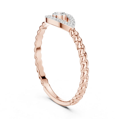 18K Yellow Gold Round Lab-Grown Diamond Solitaire Ring for Women | Bridal Wear | Pure Carat
