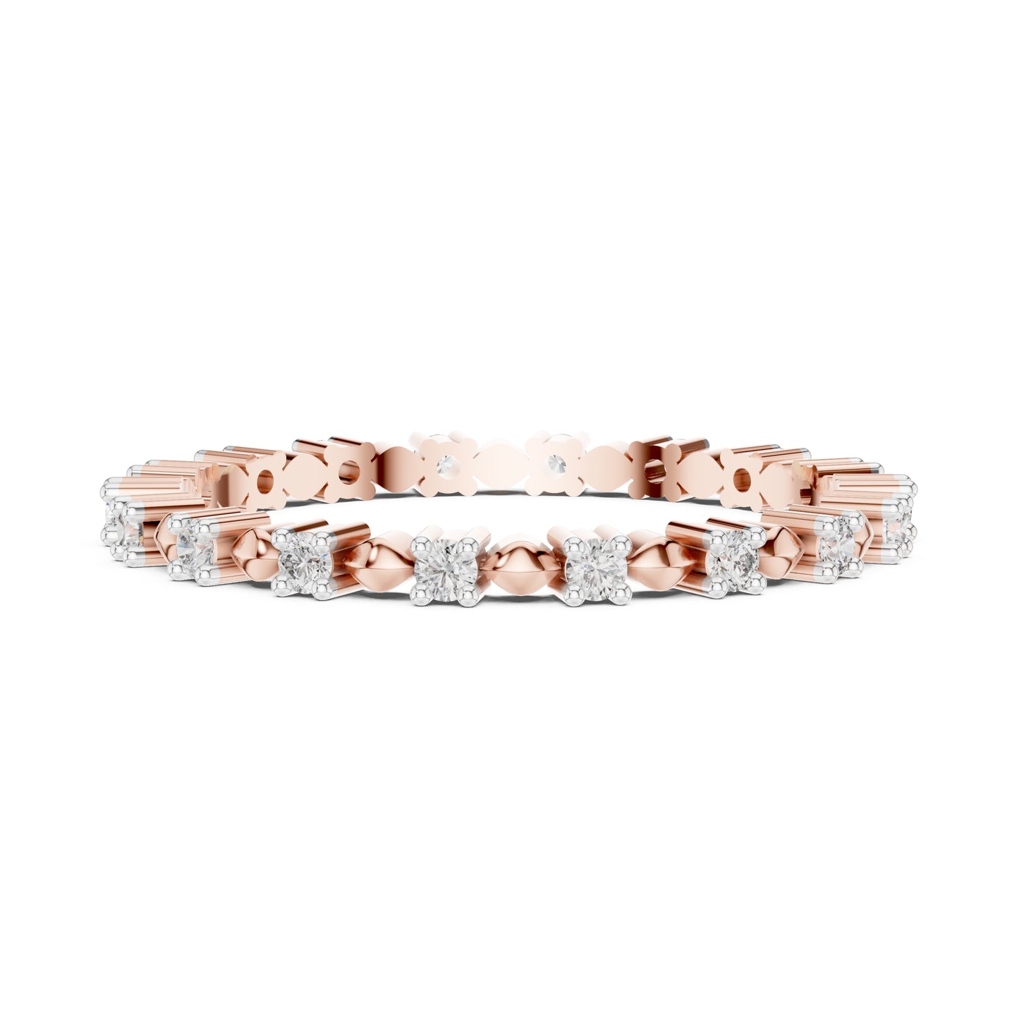 14K White Gold Round Lab-Grown Diamond Drop Ring for Women | Party Wear | Pure Carat