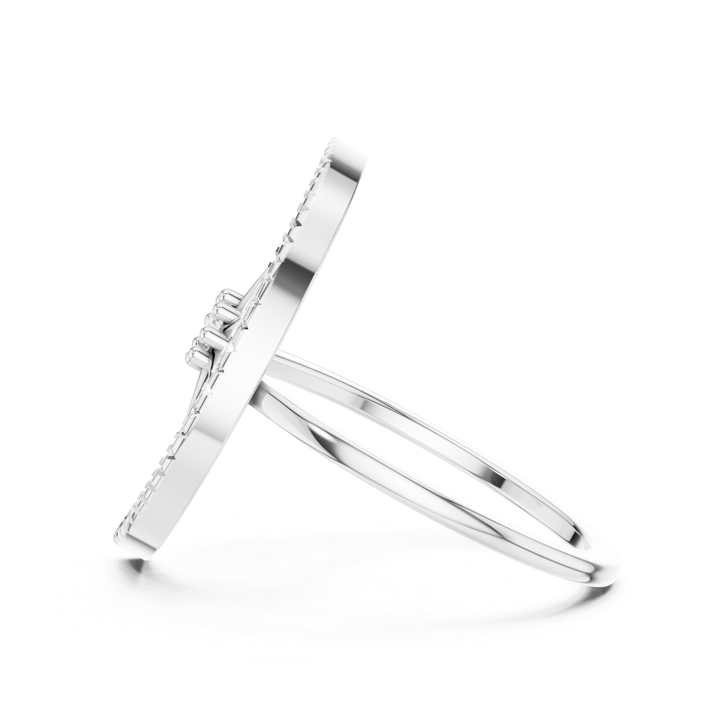 18K Rose Gold Round Lab-Grown Diamond Ring for Women | Wedding Wear | Pure Carat