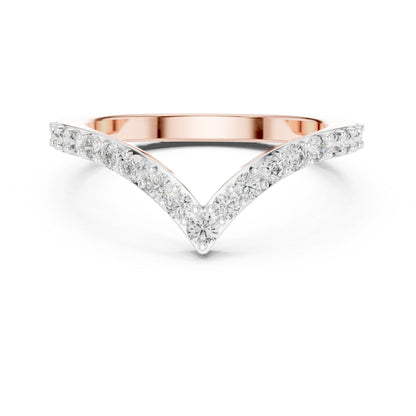14K Rose Gold Round Lab-Grown Diamond Ring for Women | Office Wear | Pure Carat