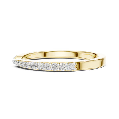 18K Yellow Gold Round Lab-Grown Diamond Engagement Ring for Women | Pure Carat