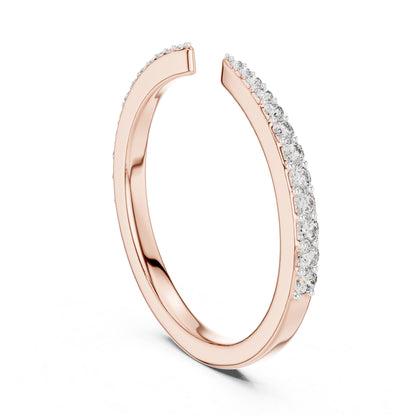 18K Yellow Gold Round Lab-Grown Diamond Engagement Ring for Women | Pure Carat