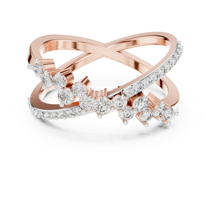 14K White Gold Round Lab-Grown Diamond Ring for Women | Bridal Wear | Pure Carat