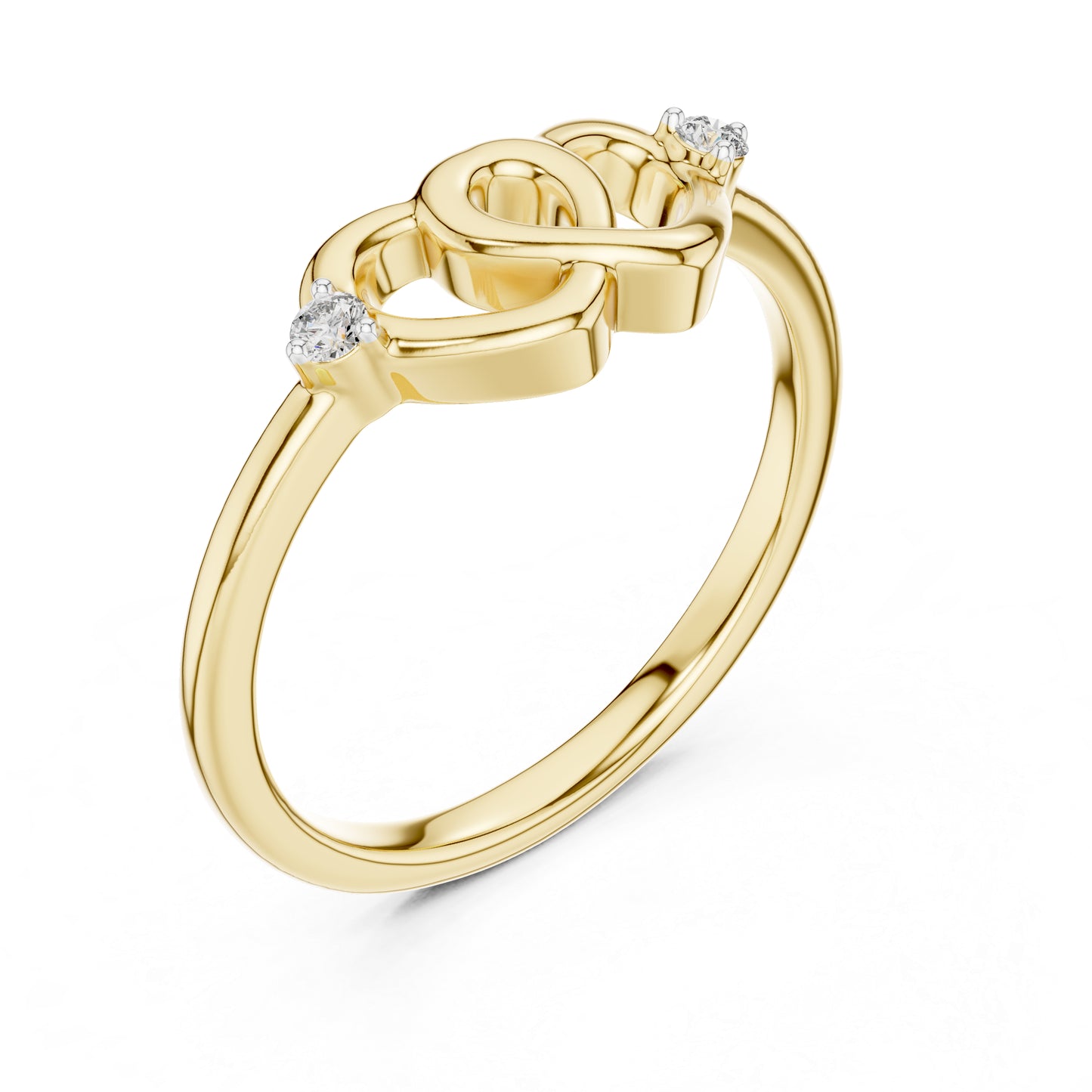 18K Yellow Gold Round Lab-Grown Diamond Engagement Ring for Women | Pure Carat