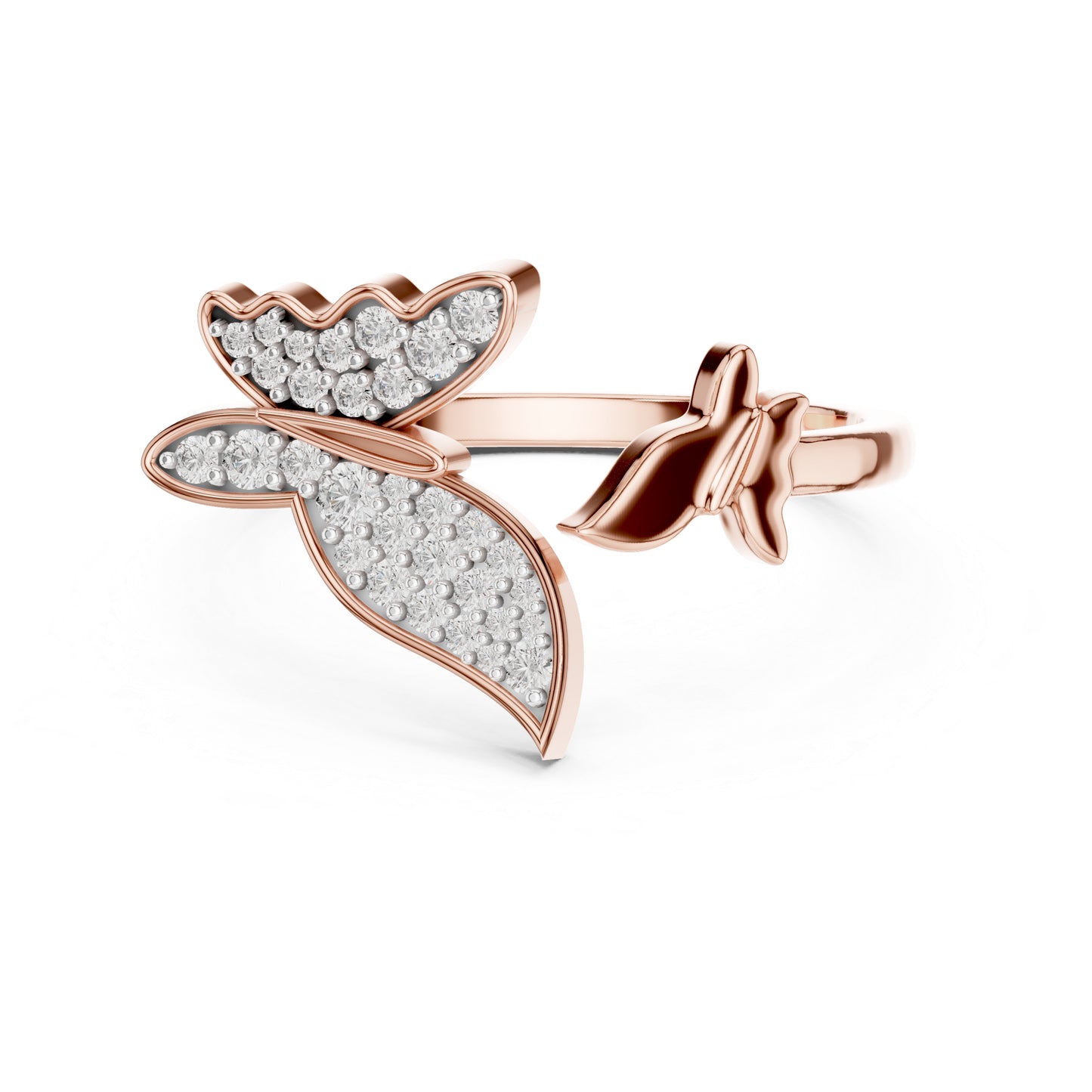 14K Yellow Gold Round Lab-Grown Diamond Ring for Women | Office Wear | Pure Carat