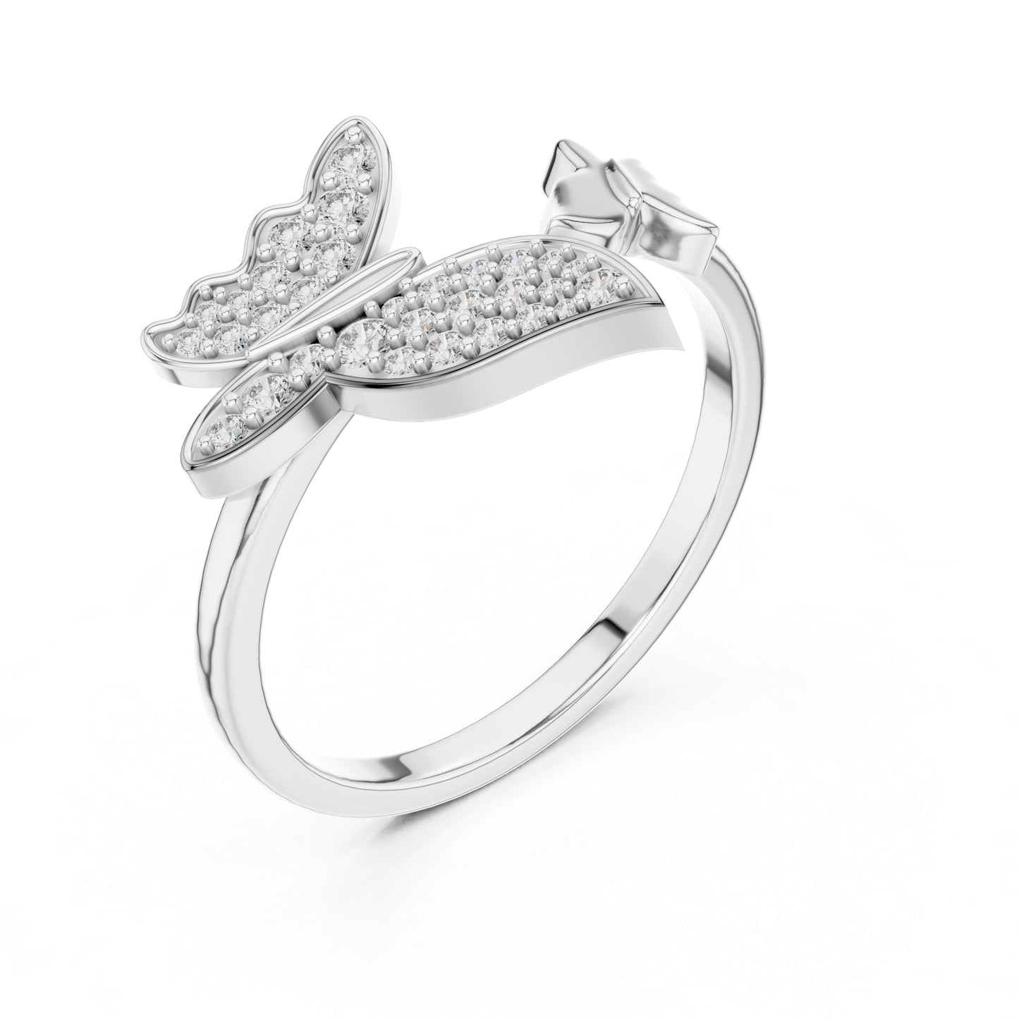 14K Yellow Gold Round Lab-Grown Diamond Ring for Women | Office Wear | Pure Carat