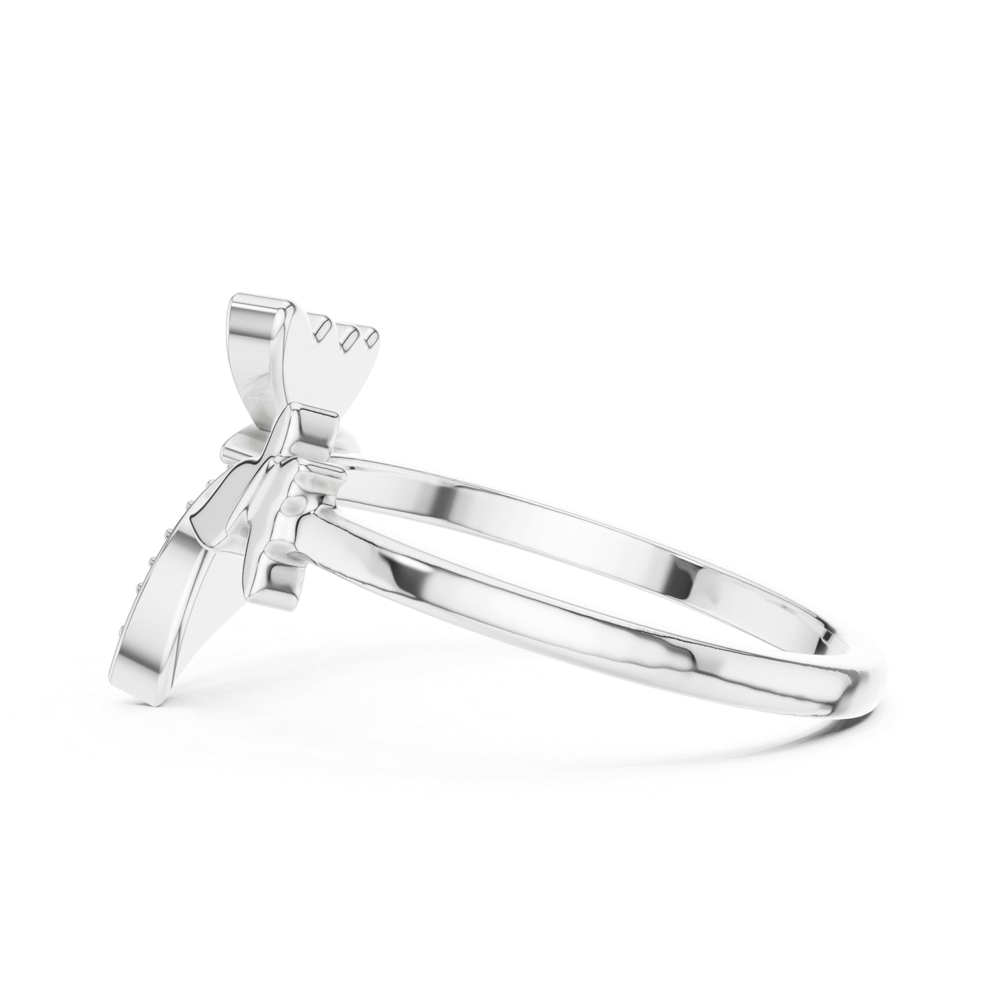 14K Yellow Gold Round Lab-Grown Diamond Ring for Women | Office Wear | Pure Carat