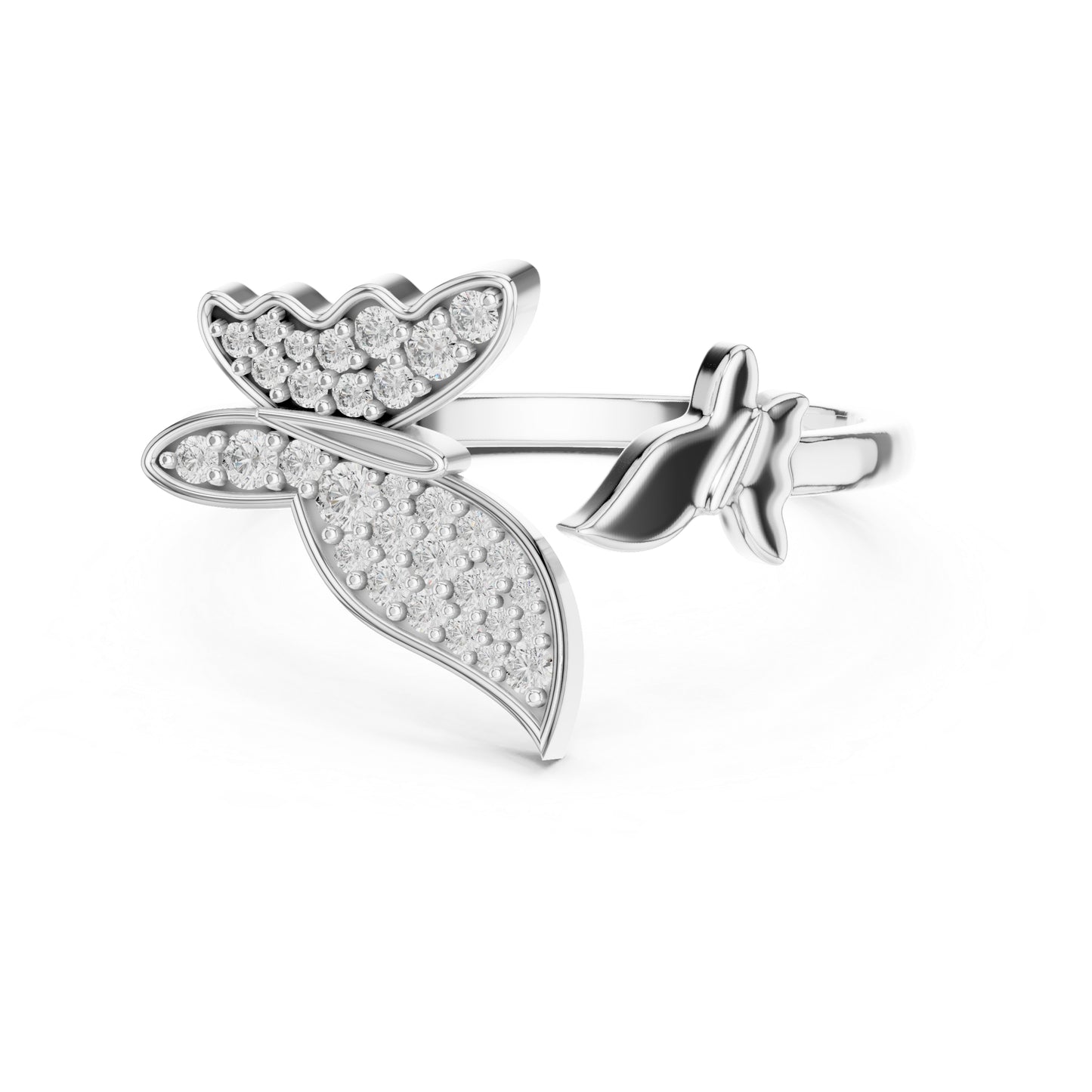 14K Yellow Gold Round Lab-Grown Diamond Ring for Women | Office Wear | Pure Carat