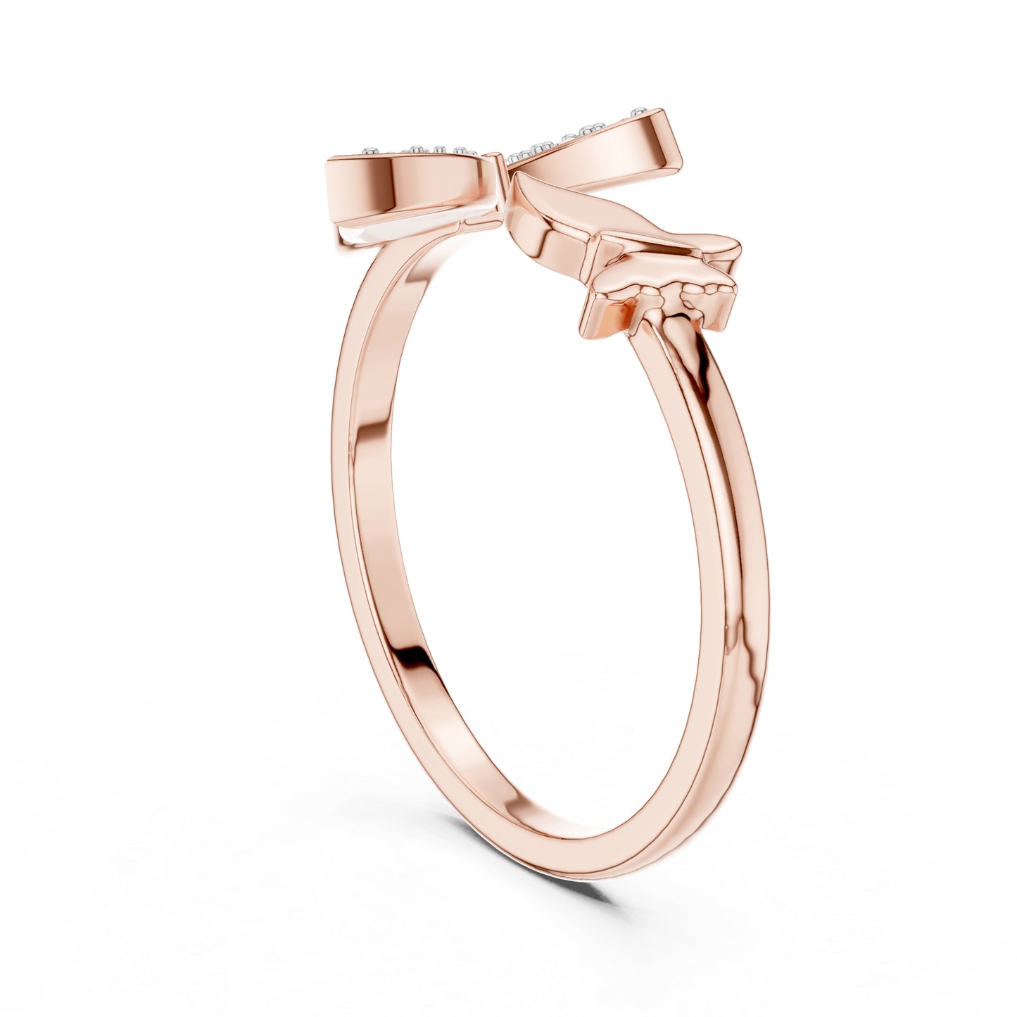 14K Yellow Gold Round Lab-Grown Diamond Ring for Women | Office Wear | Pure Carat