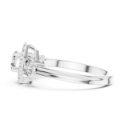 Women’s Round & Octagon Lab-Grown Diamond Solitaire Ring | PureCarat