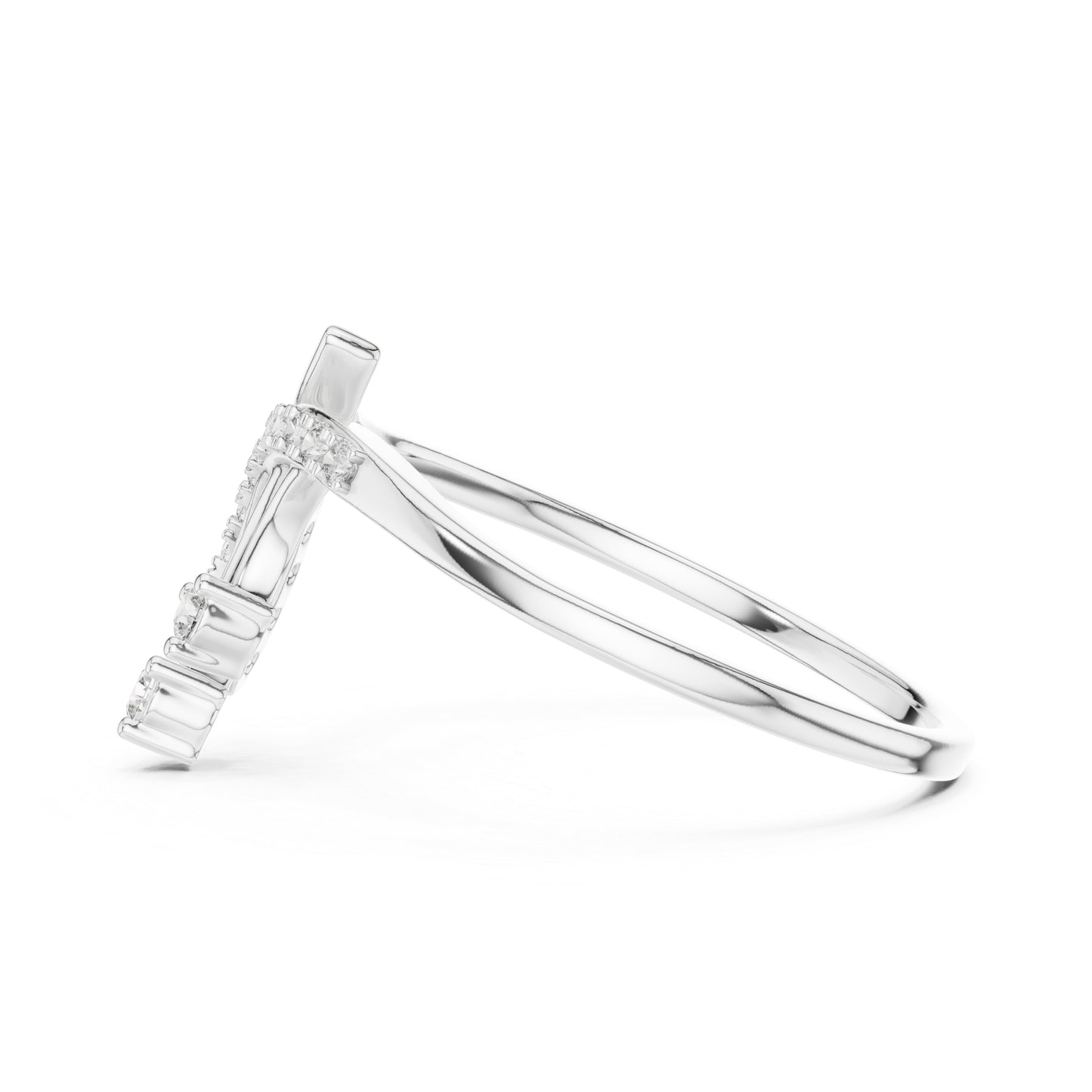 18K White Gold Round Lab-Grown Diamond Solitaire Ring for Women | Wedding Wear | Pure Carat