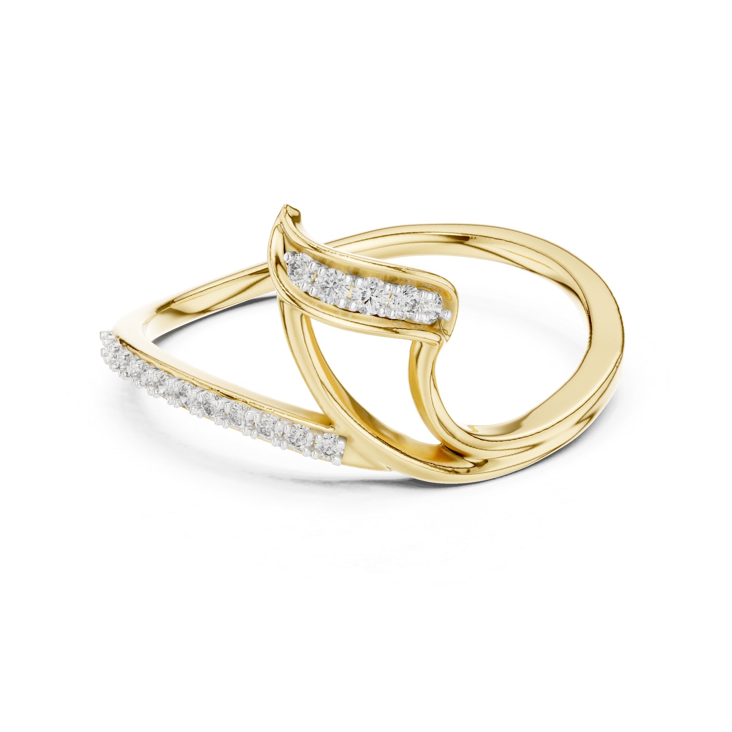 18K Rose Gold Round Lab-Grown Diamond Ring for Women | Everyday Wear | Pure Carat