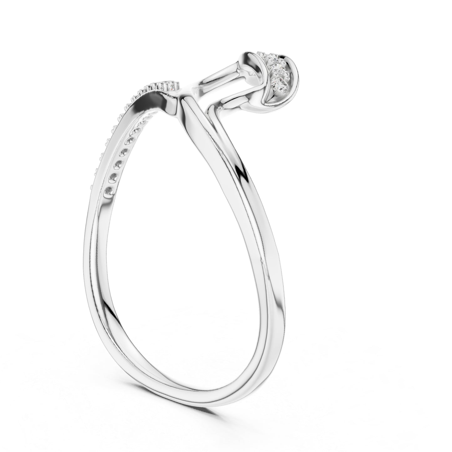 18K Rose Gold Round Lab-Grown Diamond Ring for Women | Everyday Wear | Pure Carat