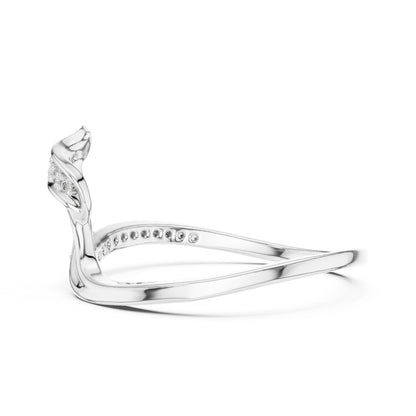 18K Rose Gold Round Lab-Grown Diamond Ring for Women | Everyday Wear | Pure Carat