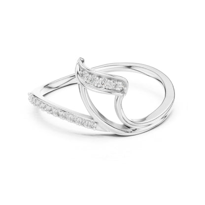 18K Rose Gold Round Lab-Grown Diamond Ring for Women | Everyday Wear | Pure Carat