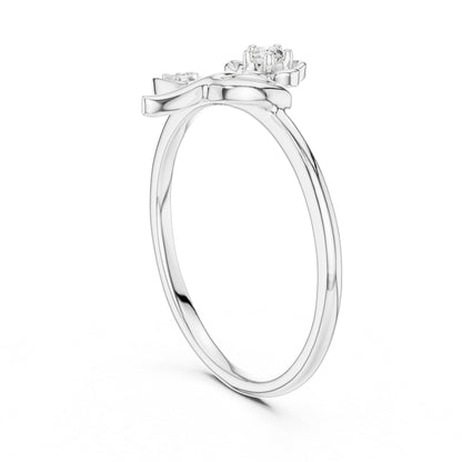 18K Yellow Gold Round Lab-Grown Diamond Ring for Women | Party Wear | Pure Carat