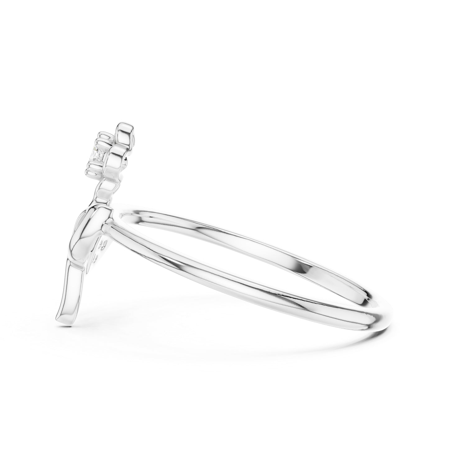 18K Yellow Gold Round Lab-Grown Diamond Ring for Women | Party Wear | Pure Carat