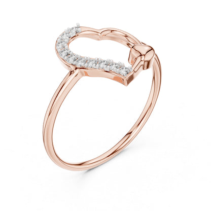 14K Yellow Gold Round Lab-Grown Diamond Engagement Ring for Women | Pure Carat