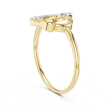 14K Yellow Gold Round Lab-Grown Diamond Engagement Ring for Women | Pure Carat