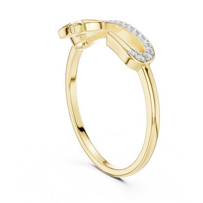 14K White Gold Round Lab-Grown Diamond Stud Ring for Women | Wedding Wear | Pure Carat