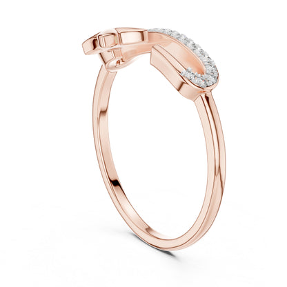 14K White Gold Round Lab-Grown Diamond Stud Ring for Women | Wedding Wear | Pure Carat