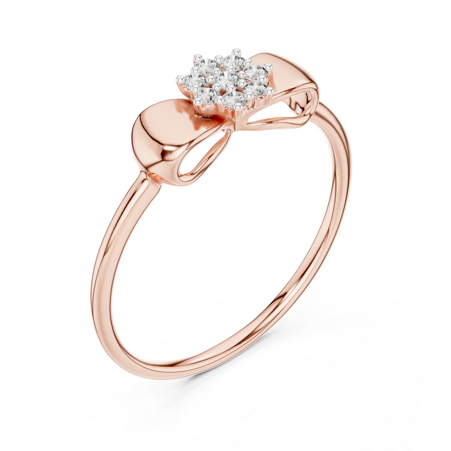 18K Yellow Gold Round Lab-Grown Diamond Ring for Women | Office Wear | Pure Carat