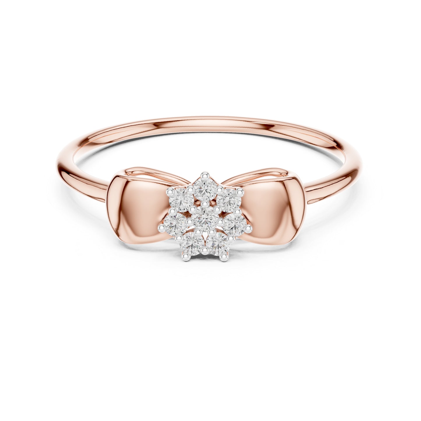 18K Yellow Gold Round Lab-Grown Diamond Ring for Women | Office Wear | Pure Carat