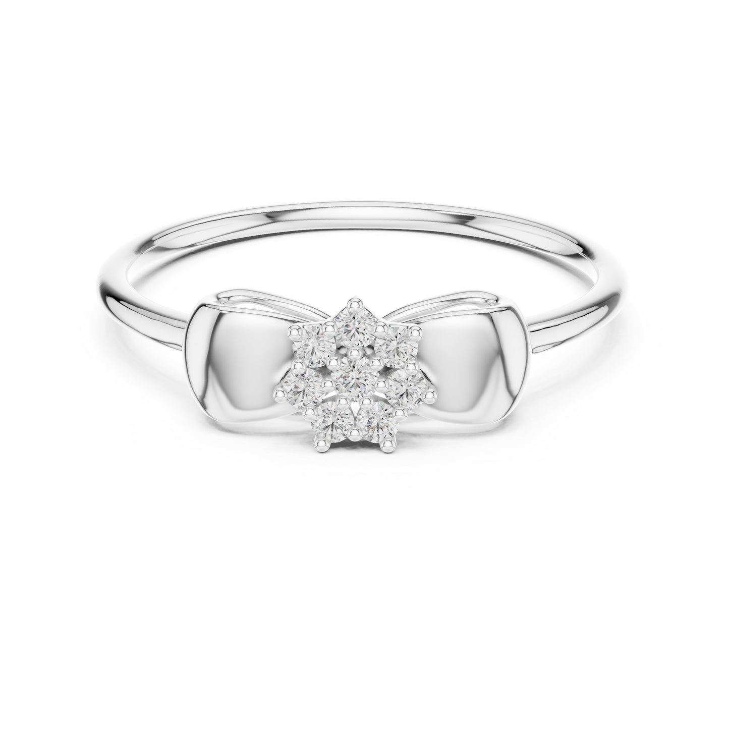 18K Yellow Gold Round Lab-Grown Diamond Ring for Women | Office Wear | Pure Carat