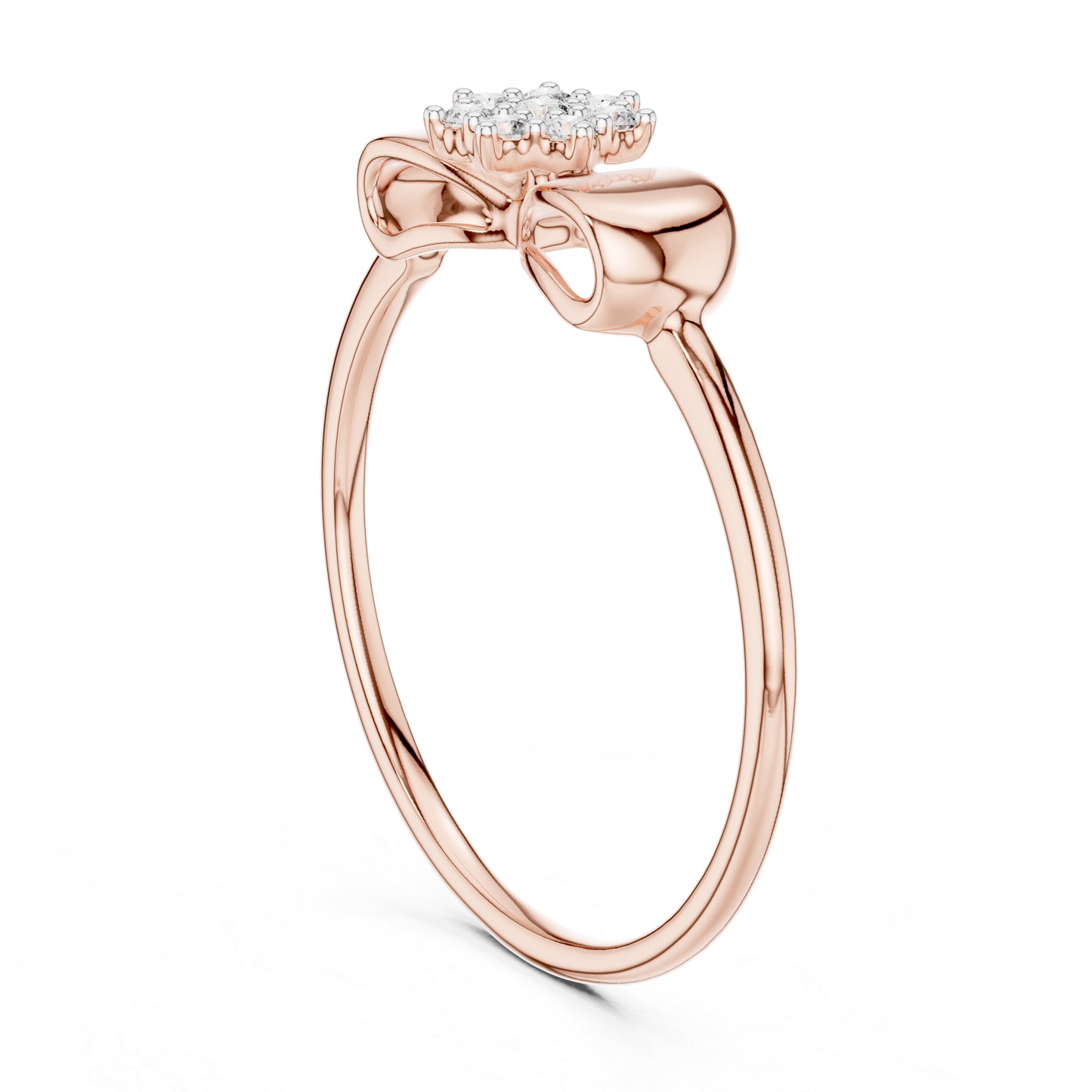 18K Yellow Gold Round Lab-Grown Diamond Ring for Women | Office Wear | Pure Carat