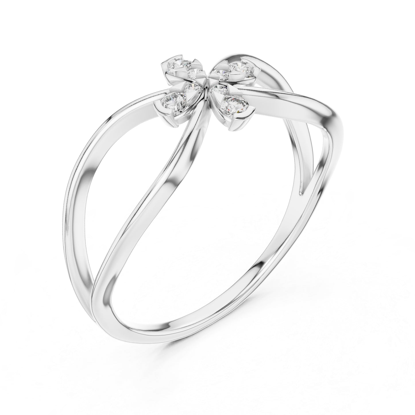 14K Rose Gold Round Lab-Grown Diamond Ring for Women | Everyday Wear | Pure Carat