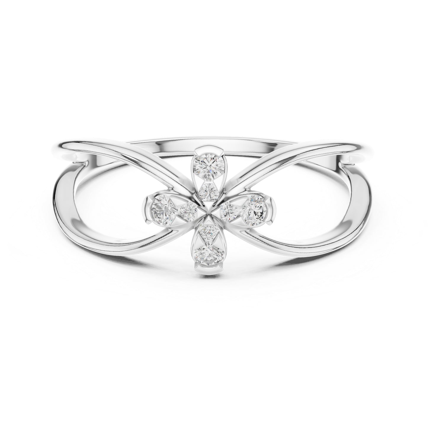 14K Rose Gold Round Lab-Grown Diamond Ring for Women | Everyday Wear | Pure Carat