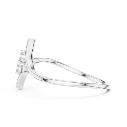 14K Yellow Gold Round Lab-Grown Diamond Ring for Women | Bridal Wear | Pure Carat