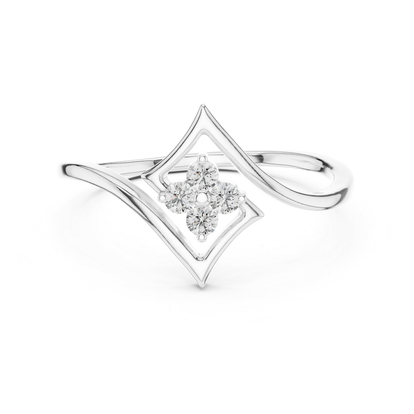 14K Yellow Gold Round Lab-Grown Diamond Ring for Women | Bridal Wear | Pure Carat