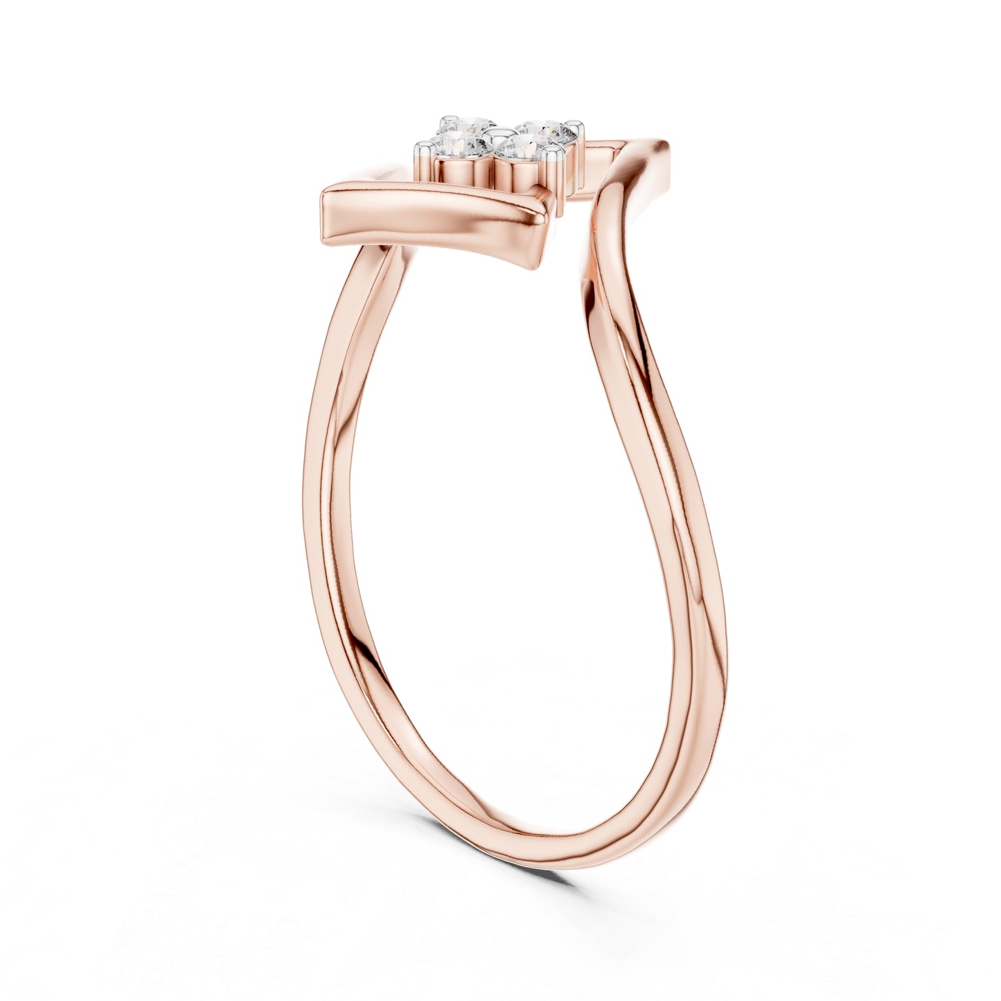 14K Yellow Gold Round Lab-Grown Diamond Ring for Women | Bridal Wear | Pure Carat