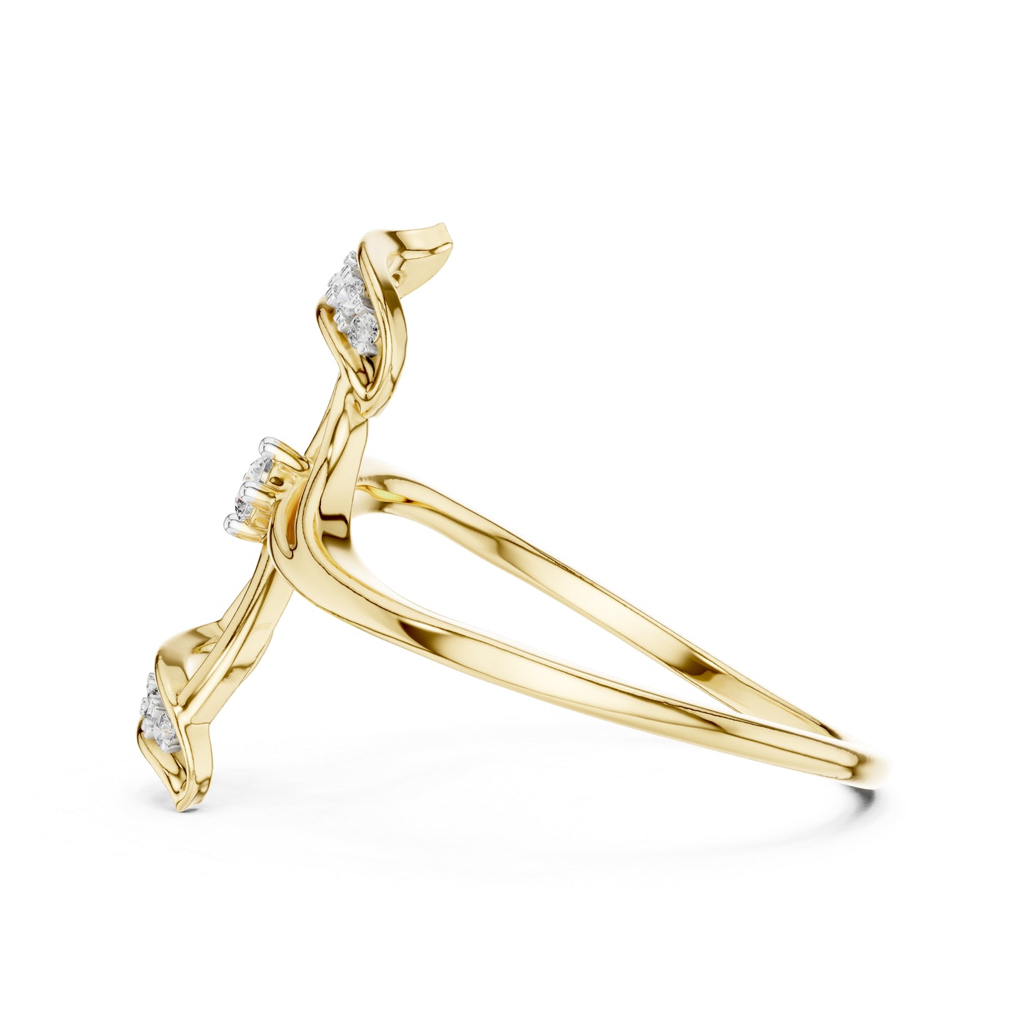 14K White Gold Round Lab-Grown Diamond Ring for Women | Engagement Wear | Pure Carat