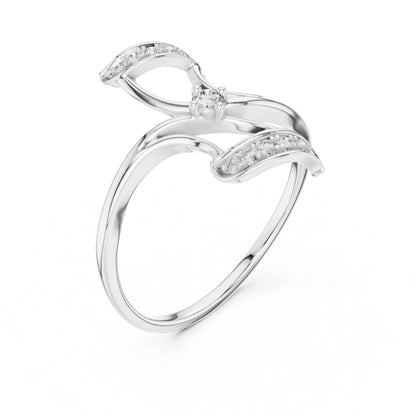 14K White Gold Round Lab-Grown Diamond Ring for Women | Engagement Wear | Pure Carat