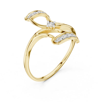 14K White Gold Round Lab-Grown Diamond Ring for Women | Engagement Wear | Pure Carat