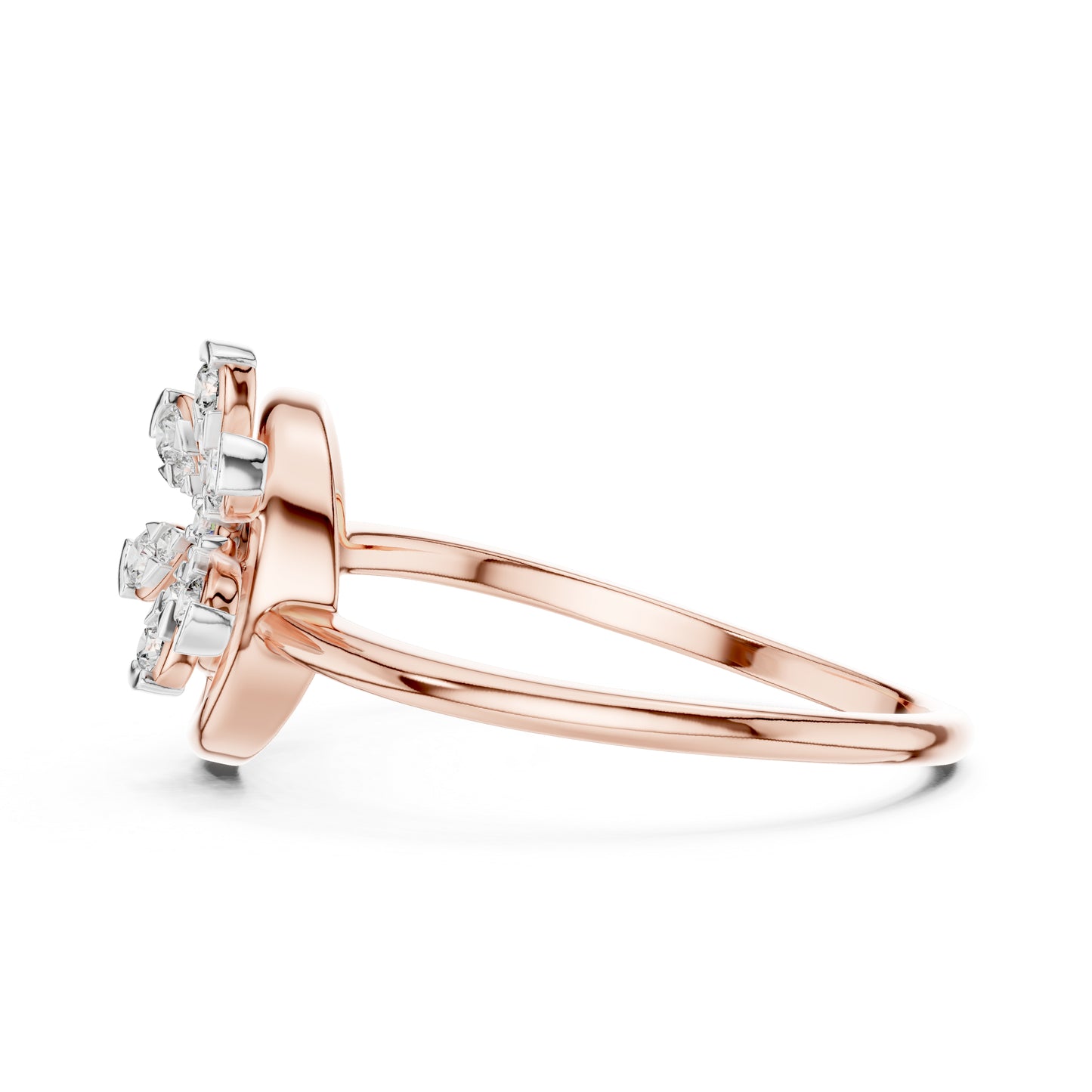 14K Yellow Gold Round Lab-Grown Diamond Engagement Ring for Women | Pure Carat