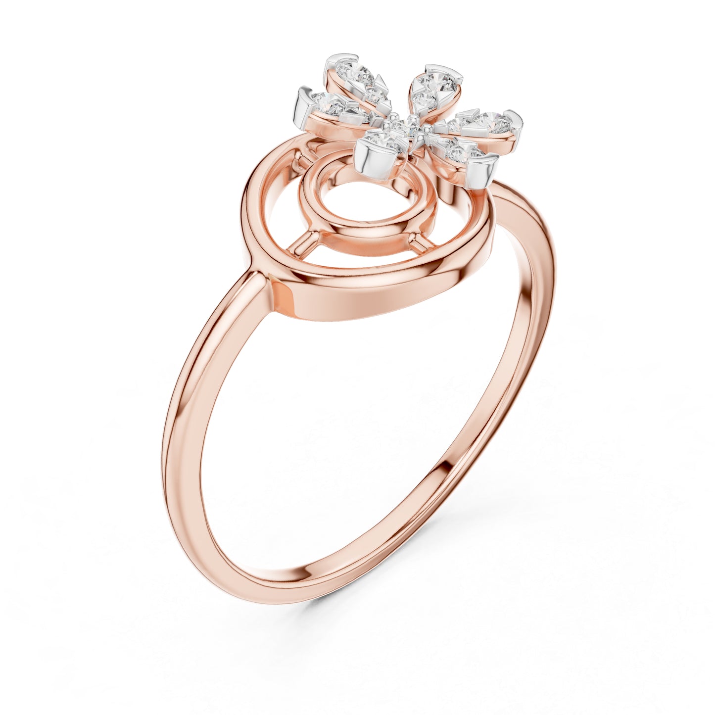 14K Yellow Gold Round Lab-Grown Diamond Engagement Ring for Women | Pure Carat