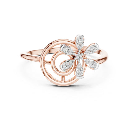 14K Yellow Gold Round Lab-Grown Diamond Engagement Ring for Women | Pure Carat