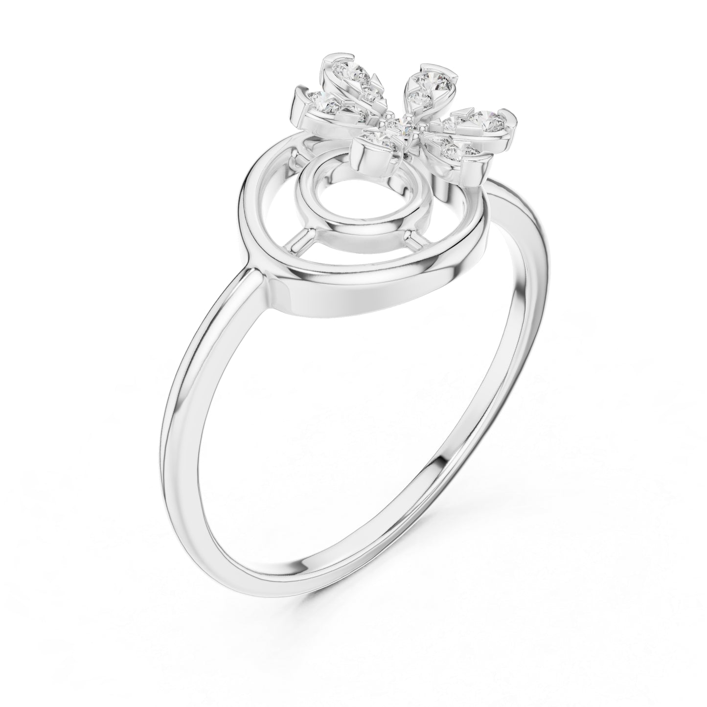 14K Yellow Gold Round Lab-Grown Diamond Engagement Ring for Women | Pure Carat