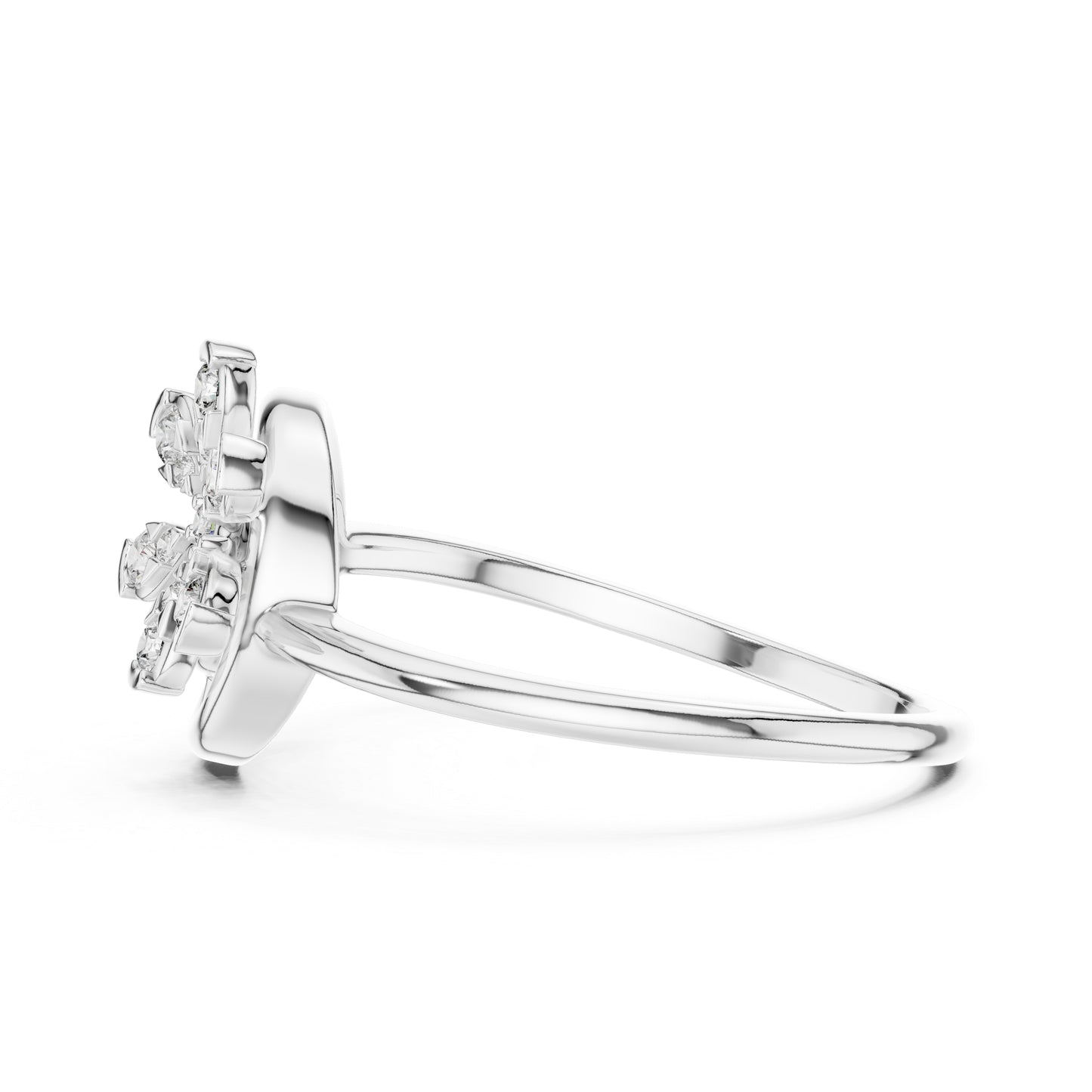 14K Yellow Gold Round Lab-Grown Diamond Engagement Ring for Women | Pure Carat