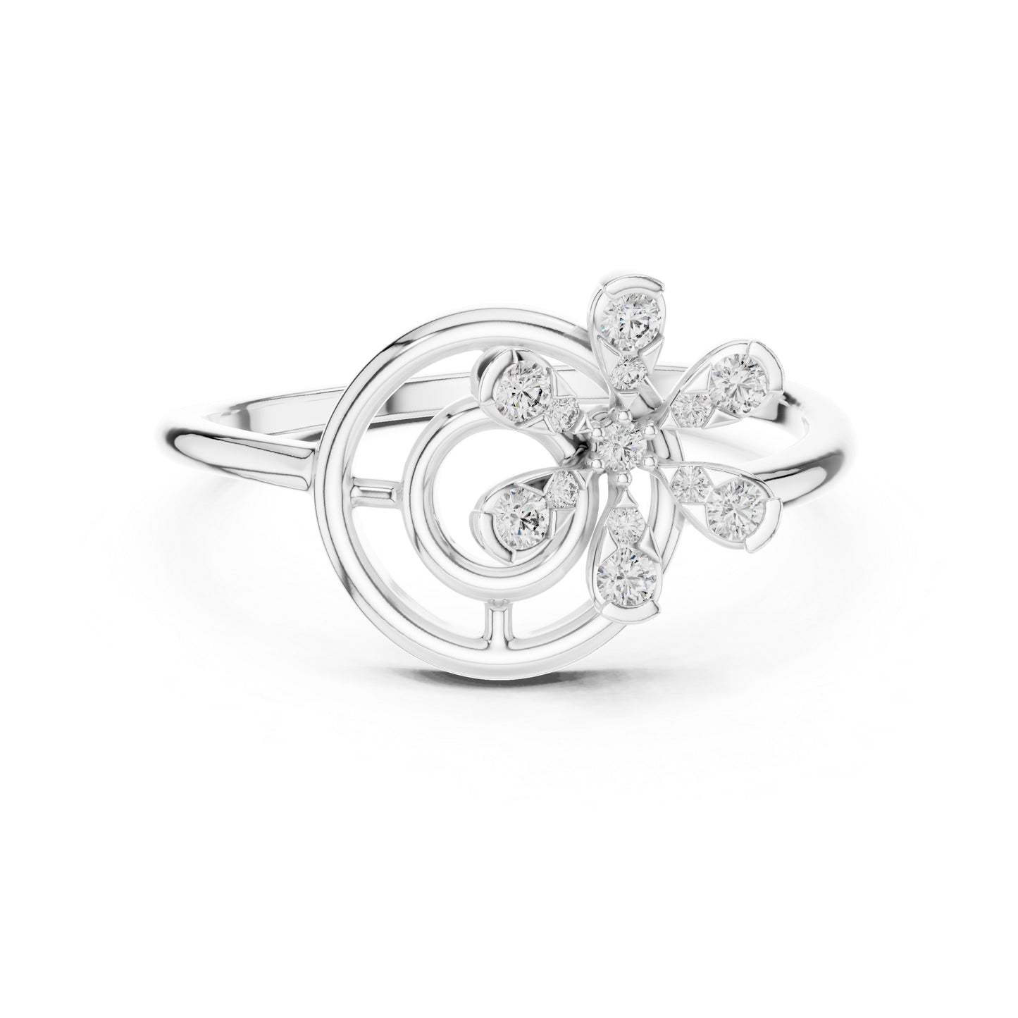 14K Yellow Gold Round Lab-Grown Diamond Engagement Ring for Women | Pure Carat