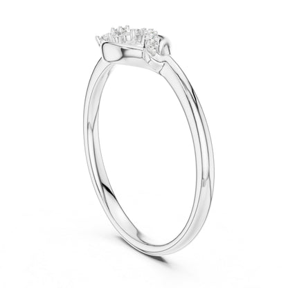 18K Yellow Gold Round Lab-Grown Diamond Stud Ring for Women | Party Wear | Pure Carat