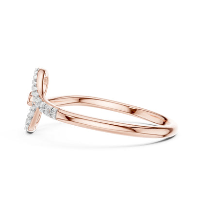 14K White Gold Round Lab-Grown Diamond Ring for Women | Anniversary Gift | Pure Carat