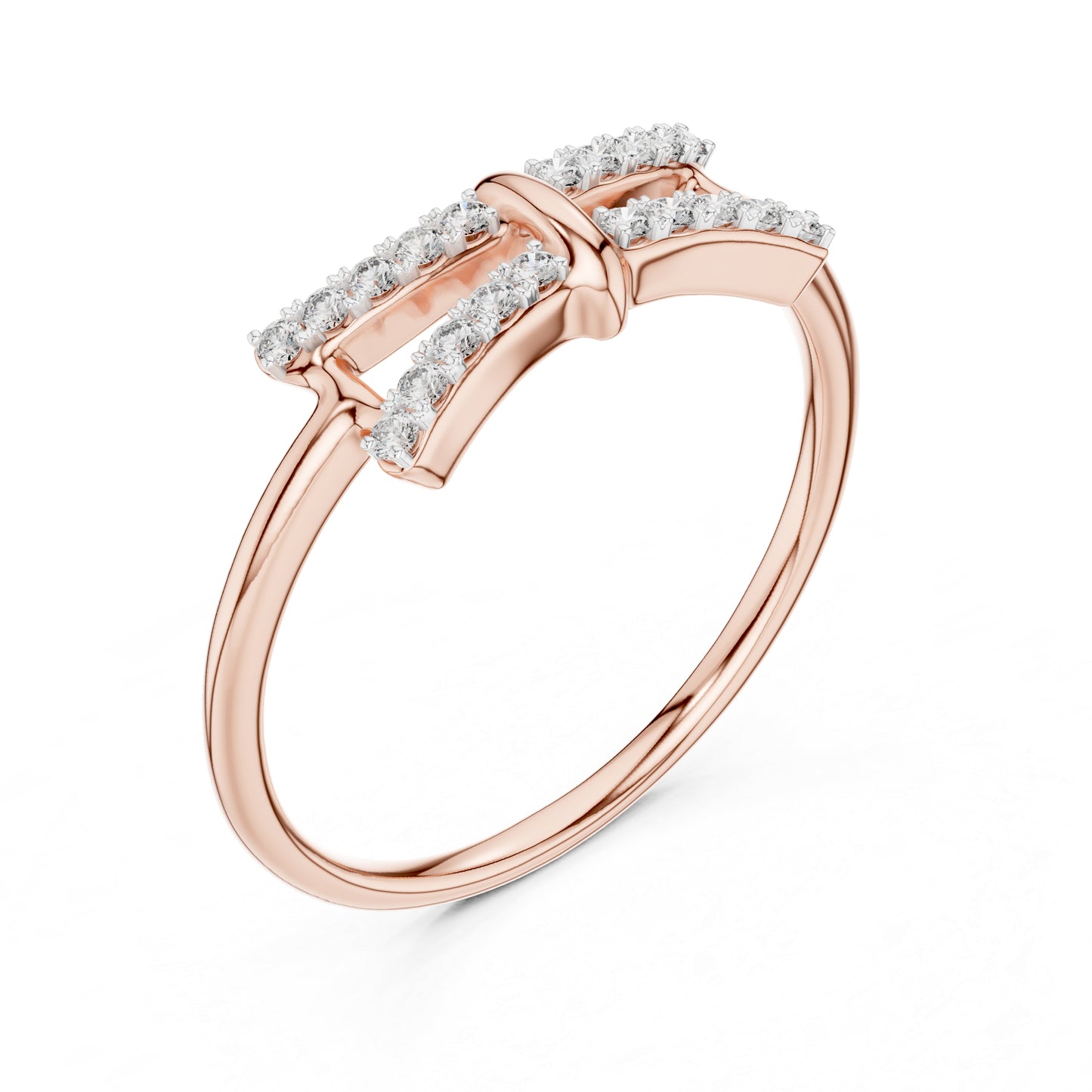 14K Yellow Gold Round Lab-Grown Diamond Drop Ring for Women | Bridal Wear | Pure Carat