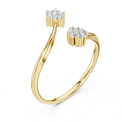 18K Rose Gold Round Lab-Grown Diamond Solitaire Ring for Women | Everyday Wear | Pure Carat